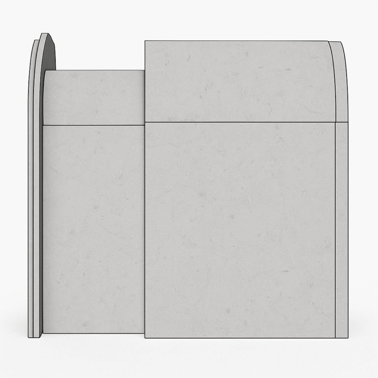 Ühe mooduliga keldri külgvaade